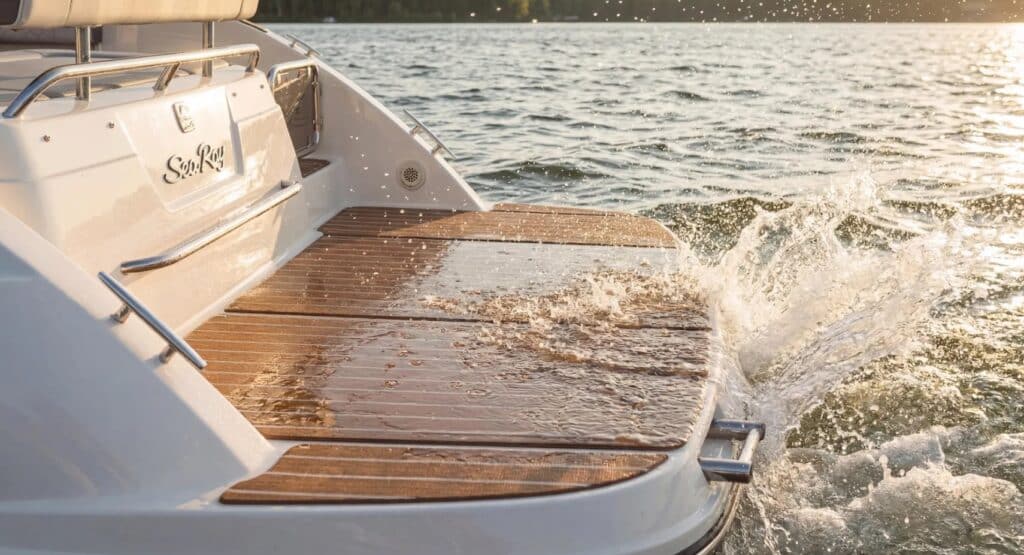 reupholstering a boat